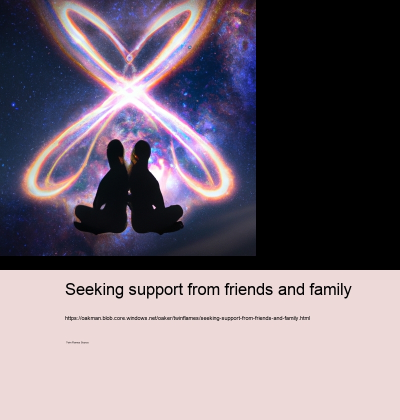 Seeking support from friends and family